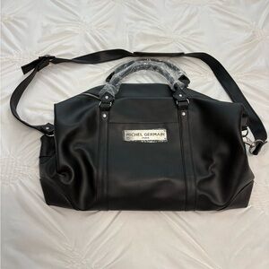 Michel Germain Vegan Leather Weekend Duffle Bag